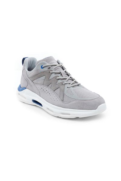 Greyder 18400 Gray Genuine Leather Men's Sports Shoes