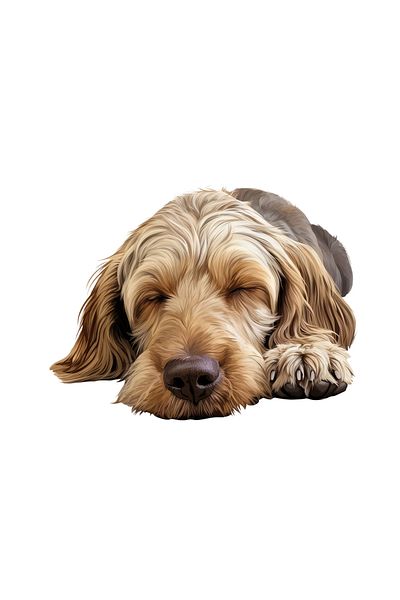 INOVATIX Set de 8 piese, autocolant Spinone Italiano, INOVATIX®. 6 cm