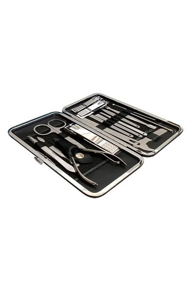 R Beauty Manicure and Pedicure Set, Nail Clipper Set, Nail Care Tool Set, Bag