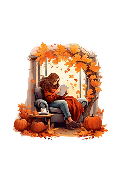 INOVATIX Set of 8 pieces, Autumn Painting Sticker Heba, INOVATIX®. 6 cm