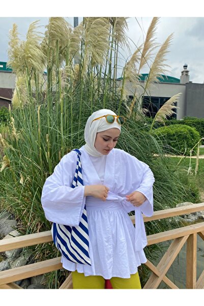 Genel Markalar Kuşak Detaylı Kimono