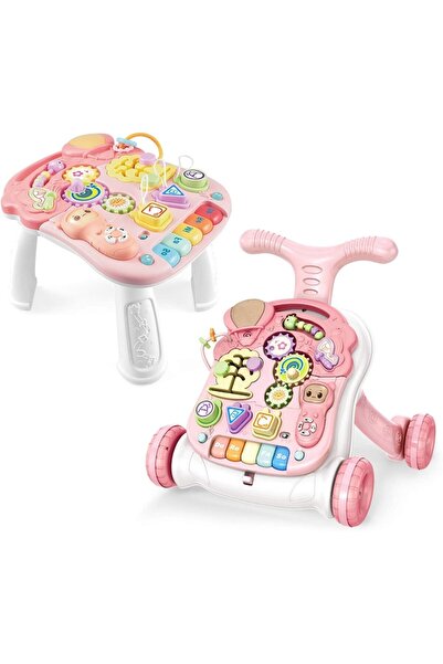 Smart Vibe Multifunctional 2in1 Activity Walker 'Musical Walker', Pink