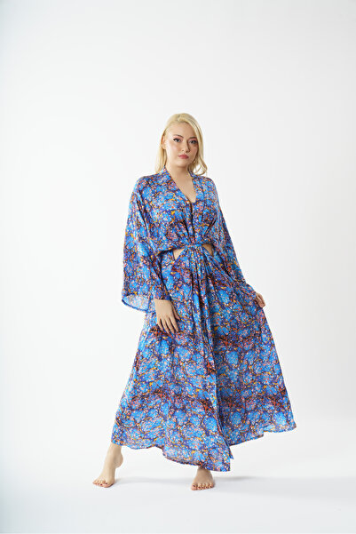 Louren كيمونو باريو مع تفاصيل النافذة