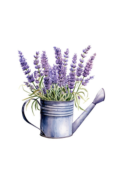 INOVATIX Set de 8 autocolante pentru stropitoare cu lavandă, INOVATIX®. 6 cm