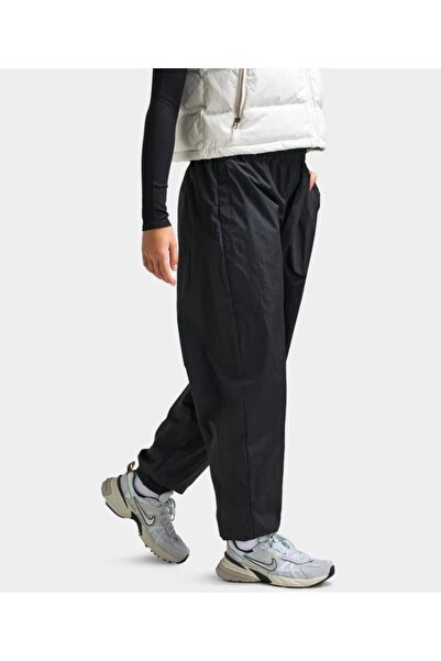 Nike Sportswear Essential Woven Mid-Rise Jogger oversize paraşüt kumas FV7668-010 yakamoz spor