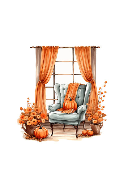 INOVATIX Set de 8 bucăți, autocolant cu imagine de toamnă Evelyn, INOVATIX®. ...