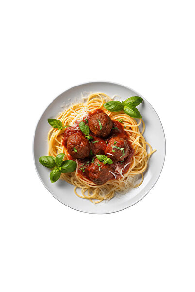 INOVATIX Set de 8 piese, autocolant Spaghete cu sos alb și chiftele, INOVATIX...