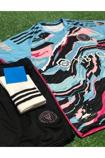 DAYIBALI DÜKKAN Dayibali Inter Miami Lionel Messi 2024/25 New Season Special Concept Jersey Set of 3 (Blue-Black)