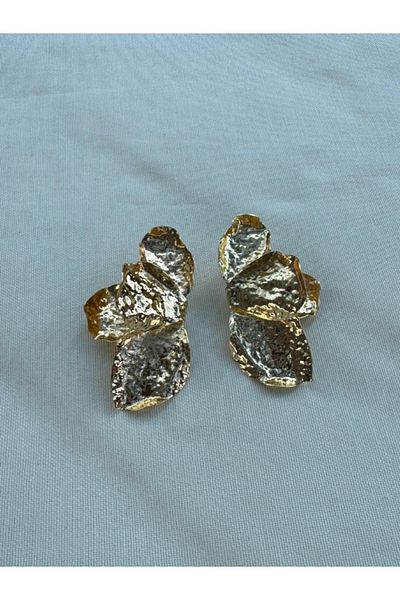 bijuxbymrv Zr Model Leaf Earrings