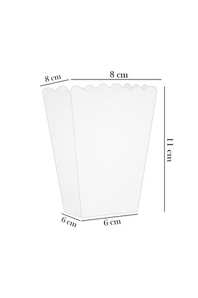 ALPJOY Popcorn Box 8-Piece -Happy Birthday-