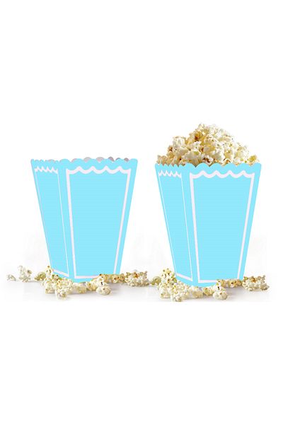 ALPJOY Popcorn Box 8-Piece -Macaron Blue-