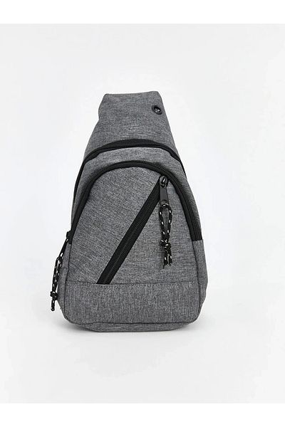 LC Waikiki Accessories Gray Zippered Men's Chest Bag