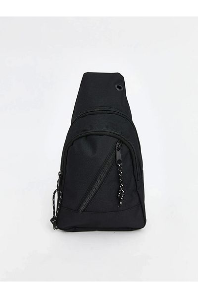 LC Waikiki Accessories Black Zippered Men's Chest Bag