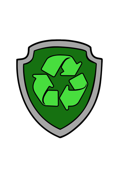 INOVATIX Set de 8 piese, autocolant insignă Rocky Patrula Cățelușilor, INOVAT...