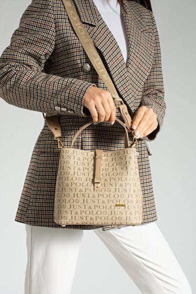 Just Polo Kadın Uzun Çapraz Askılı 2 Bölmeli Kutu Mini Omuz & EL Çantası