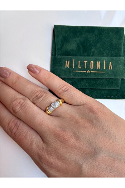 Miltonia Damla Zirkon Taşlı 925s Gümüş Yüzük
