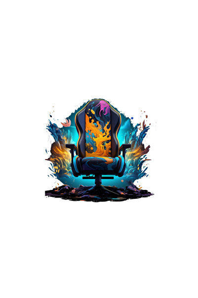 INOVATIX Σετ 8 τεμαχίων, Αυτοκόλλητο καρέκλας γραφείου με φωτιά και πάγο, INO...