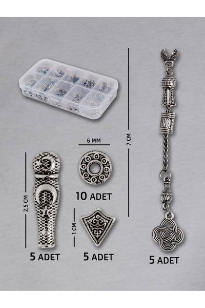 Mihra Takı Tasarım مجموعة 5 قطع من شرابة كازاز فردية – حجر طبيعي |   إيبوكسي ...