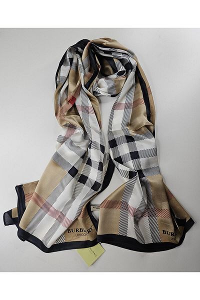 Webinay Home Plaid B Pattern Voile Silk Shawl New Season Premium Shawl Scraf