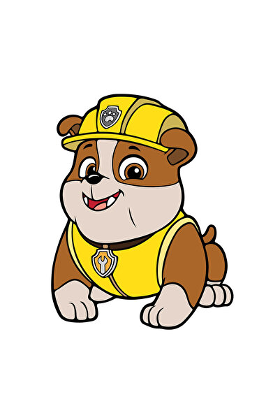 INOVATIX Set de 8 piese, autocolant Rubble Patrula Cățelușilor Zâmbete, INOVA...