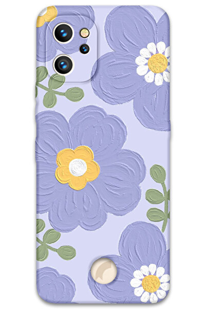 Gramaphone Reeder S19 Max Pro Uyumlu Çiçek Desenli Telefon Kılıfı + Ekran Kor...