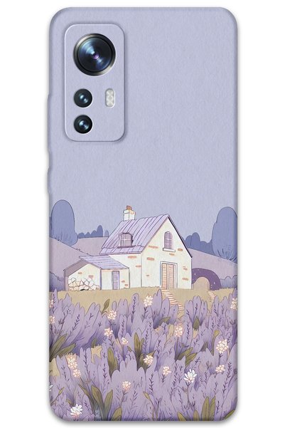 Gramaphone Xiaomi Mi 12 Compatible Flower Pattern Phone Case + Screen Protect...