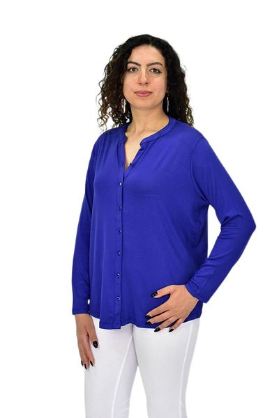 wearon tekstil Women's Long Sleeve Buttoned Blouse Bgl-St04680
