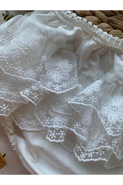Honeybeeatelier Combed Cotton Baby Dress Underpants