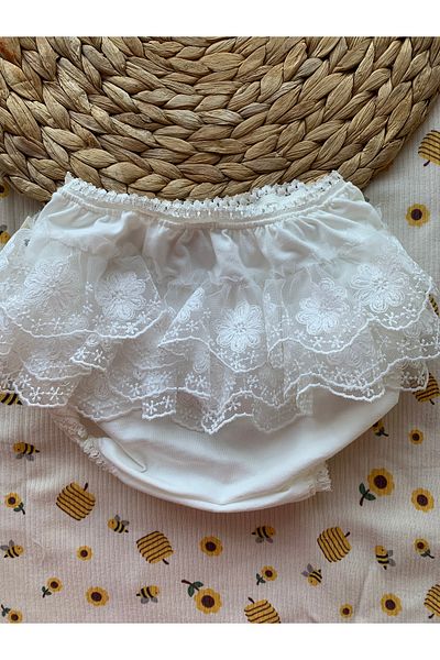 Honeybeeatelier Combed Cotton Baby Dress Underpants