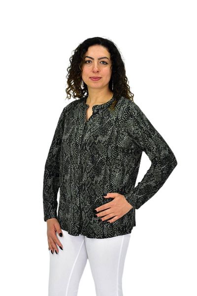wearon tekstil Women's Long Sleeve Buttoned Blouse Bgl-St04685