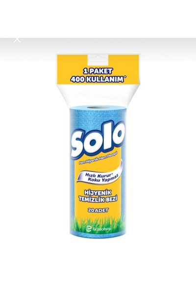 Solo Kağıt Bez 20li Hijyenik Temizlik Bezi