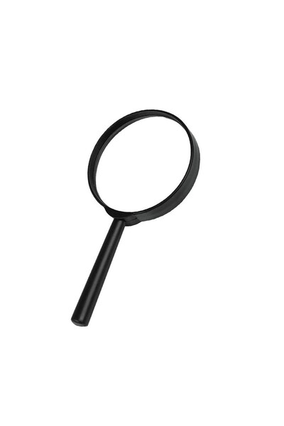 Starpak Lupă cu lentilă din sticlă, zoom 5X, diametru 75 mm, mâner ABS, Starpak