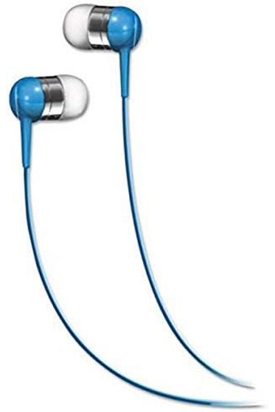 Maxell Wired Stereo Earbud, No Mic - Blue