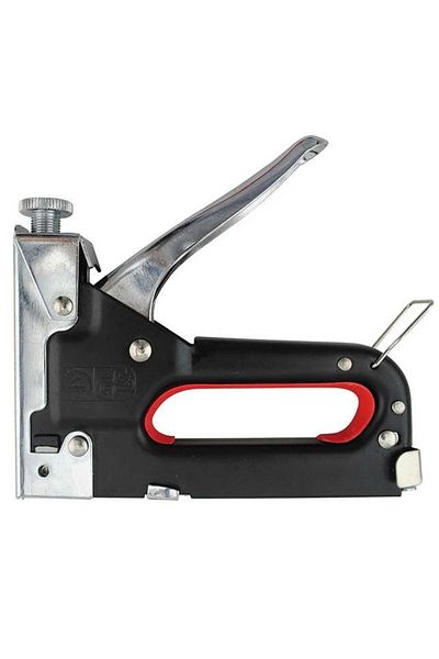 visking Capsator metalic cu 3 tipuri de capse de 4-14 mm pentru tapițerie, lemn, materiale textile, hârtie, capse incluse