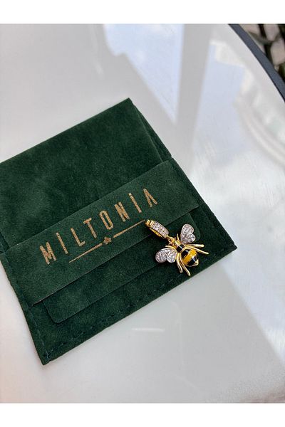 Miltonia Bee Ajda Charm 925S Silver