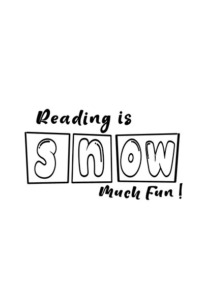 INOVATIX Set de 8 bucăți, Autocolant Cititul este o distracție intensă, INOVA...