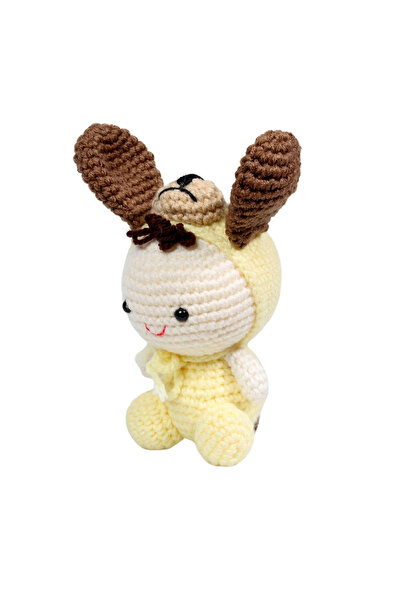 Sarı El Örmesi Amigurumi Bebek