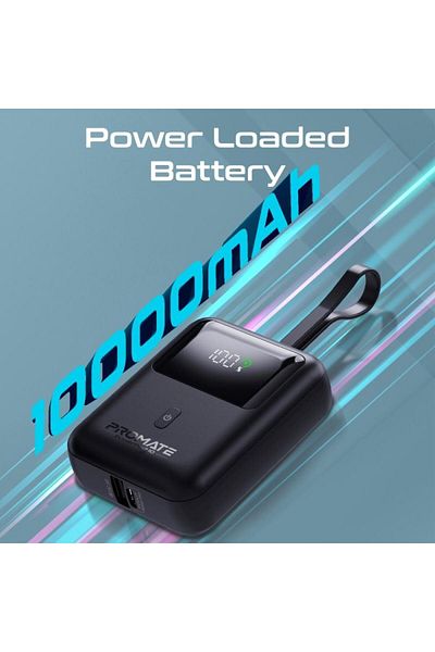 Promate The best 5000mAh portable battery (fazza), with a foldable 20W USB-C™ connector
