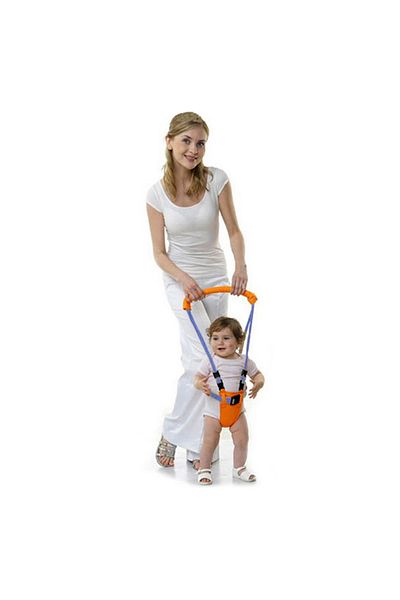 OEM Ham pentru premergător, Moon Walk, portocaliu/albastru, 6-14 luni
