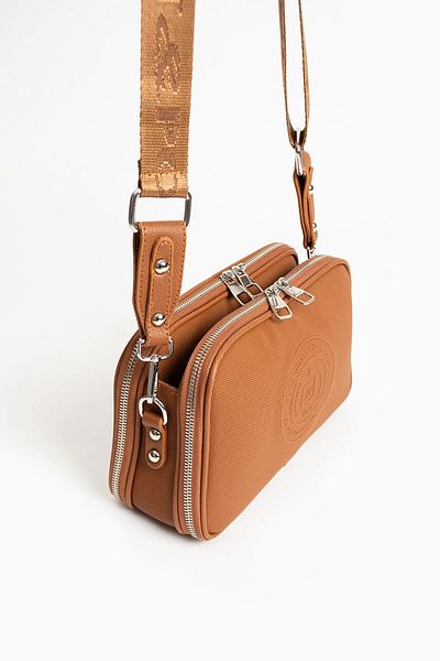 Just Polo Women's 4 Compartment Long Cross Strap Lacos Shoulder & Hand Bag