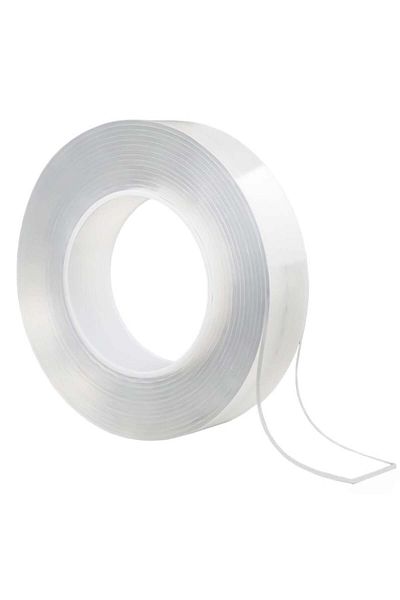 SUNUP 30mm 3 Meters Double Sided Nano Technology Super Adhesive Transparent Tape