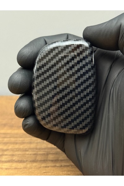 Mavi Keys Husă de protecție pentru chei din fibră de carbon cu 3 butoane pentru Hyundai i20 Accent Sonata 2011-2018