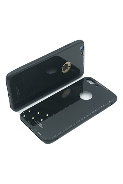 OEM Калъф за Apple iPhone 8 Plus, MyStyle Back Glass, калъф със закалено стък...