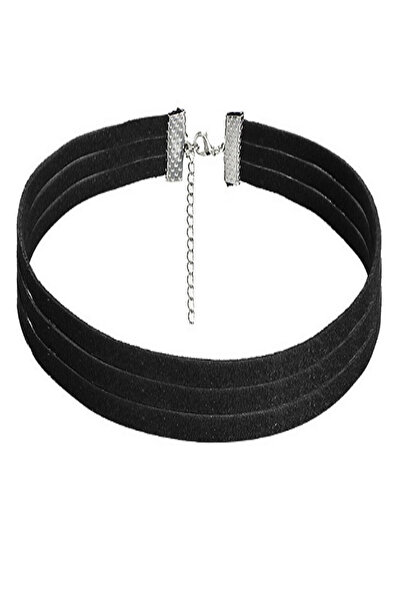 OEM Choker Fashion Black MS - Κομψό κολιέ για το λαιμό - Μαύρο Delux