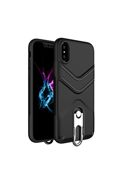 OEM Калъф, съвместим с Apple iPhone X, MyStyle Armura Strong Black