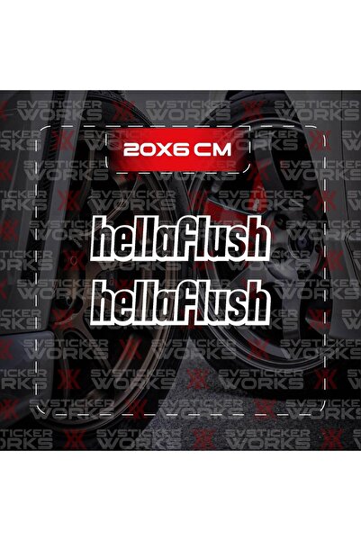 ARONA ملصق Hellaflush JDM للسيارة والكمبيوتر المحمول والدراجات النارية ملصق ل...