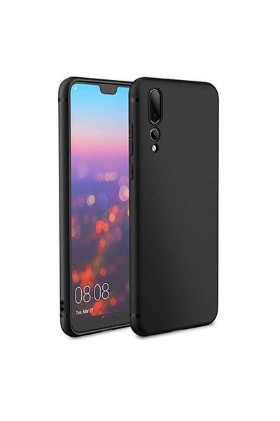 BLACK Carcasă pentru Huawei P20 PRO, potrivire perfectă, silicon TPU negru