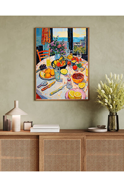 woodhomeworks Tek Parça Salon Ofis Dekor Tablo Ttk