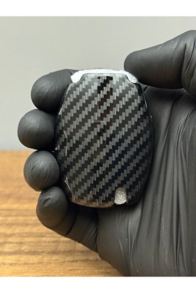 Mavi Keys Husă de protecție pentru chei din fibră de carbon cu 3 butoane pentru Mercedes BGA Class W203 W204 W205 W210 W211