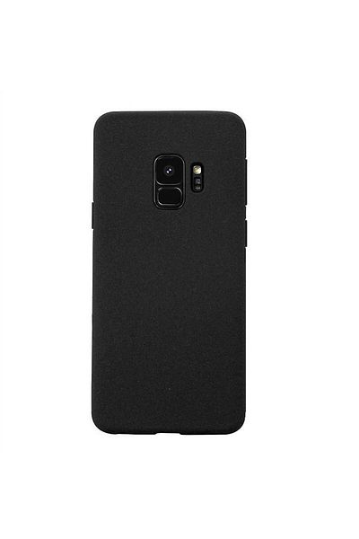 BLACK Carcasă Samsung Galaxy S9, subțire, antișoc, neagră